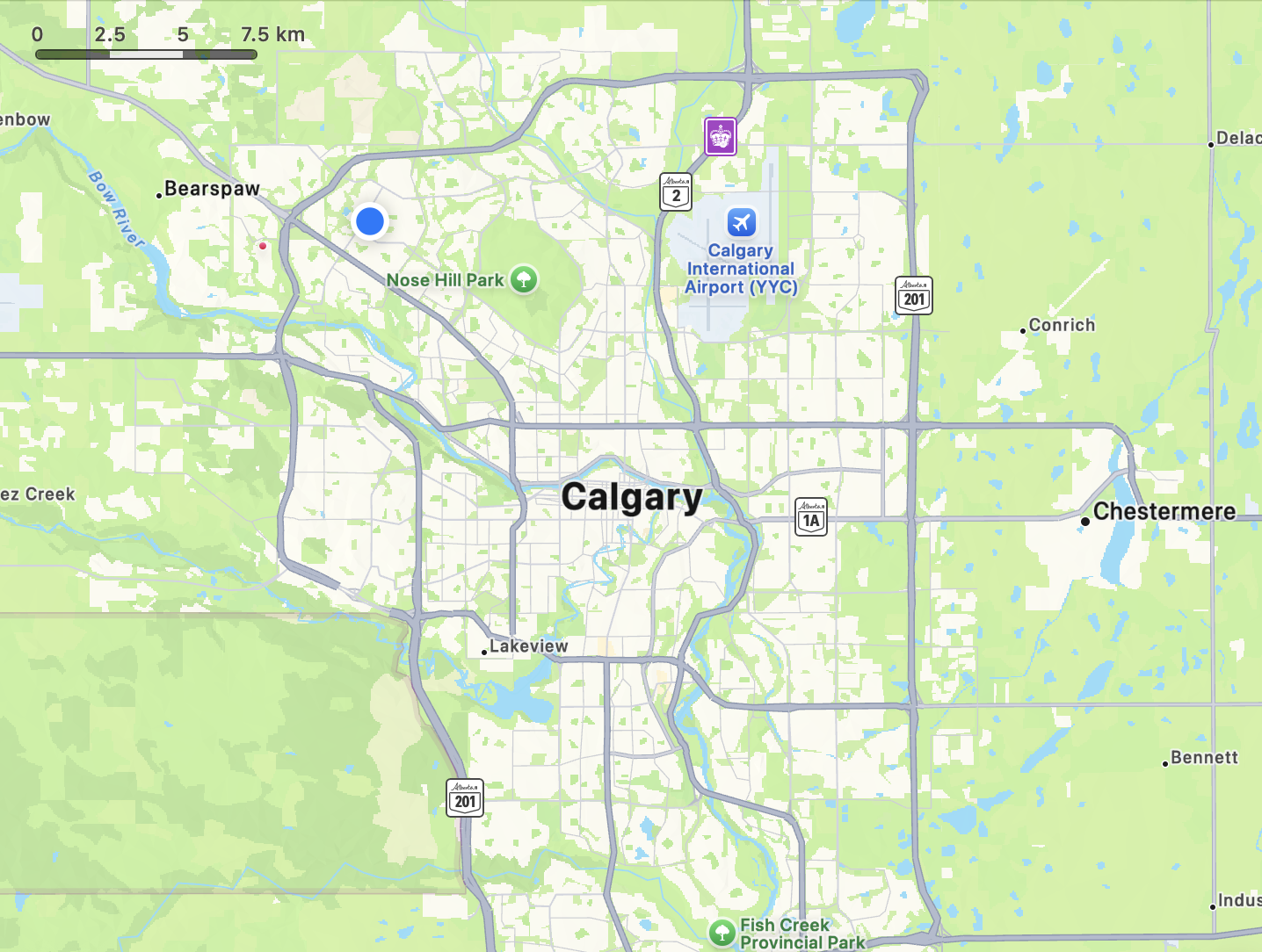 Calgary Map - Resolute Consulting Service Area